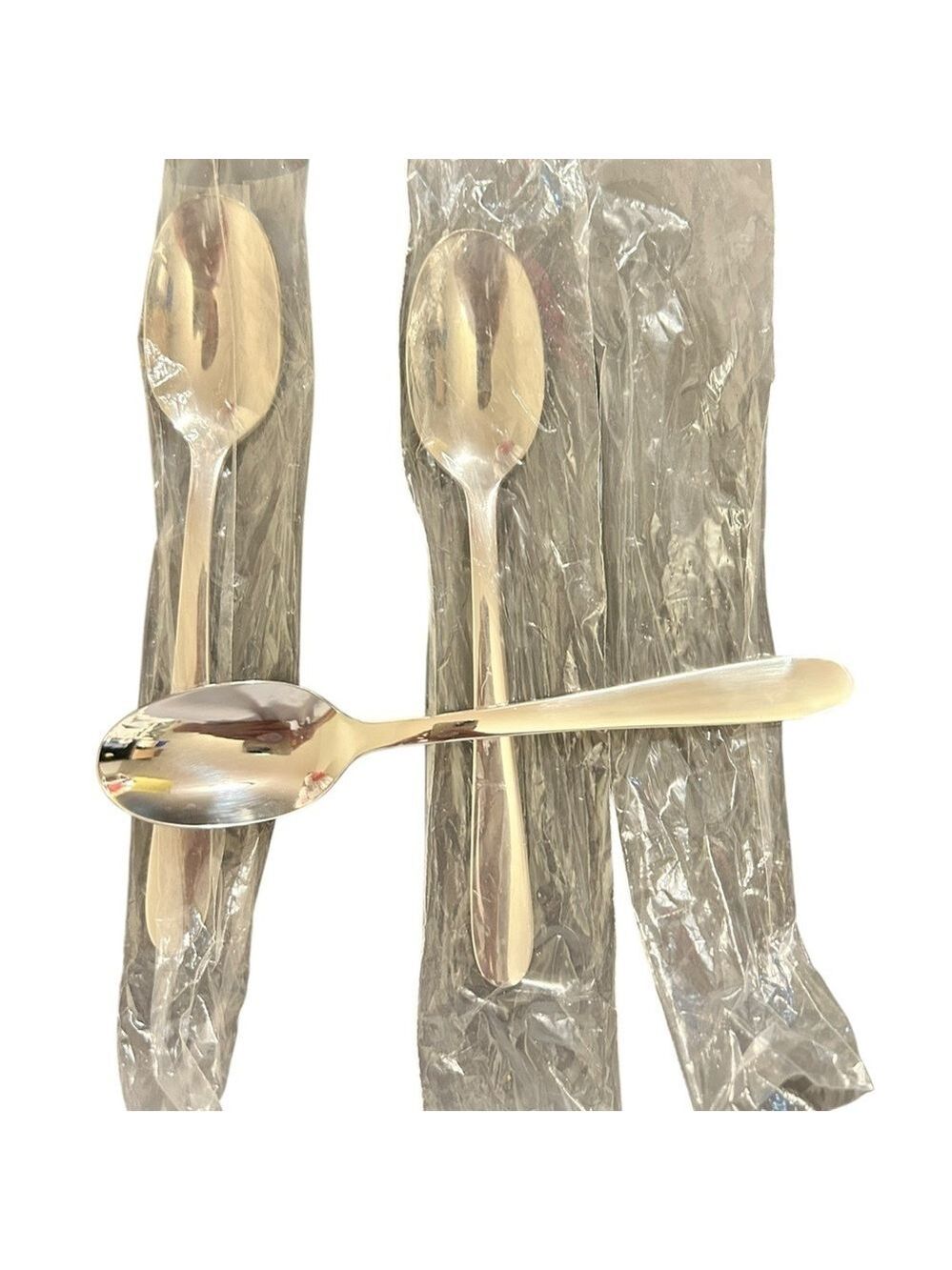 3 Crofton 7” Flatware Spoons New Old Stock in Original Wrapping